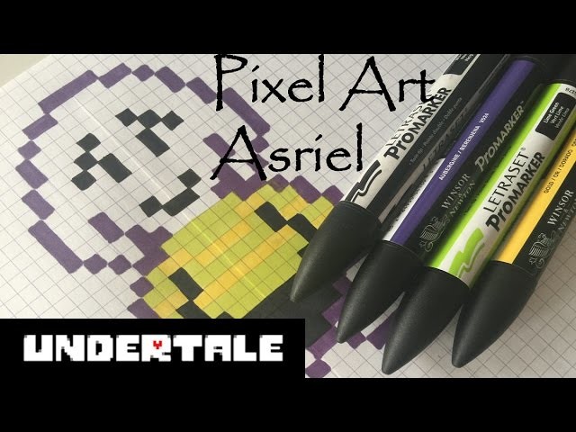 Pixel art Undertale : Asriel