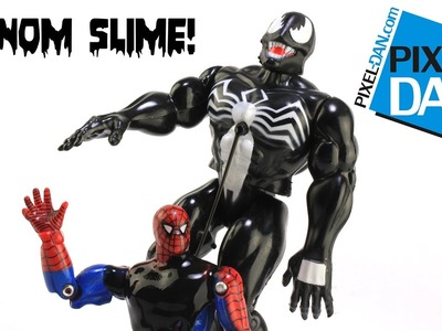 Venom Toy Biz Marvel Superheroes Living Skin Slime Figure Video Review