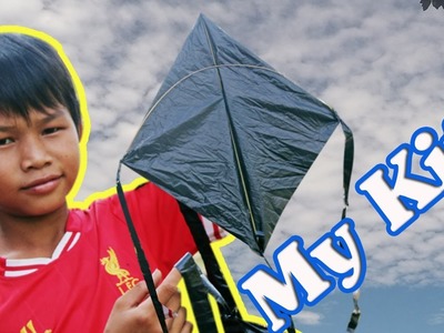 Wow Children Make Kite in My Village - How to Make Kite for Play for boy in my village