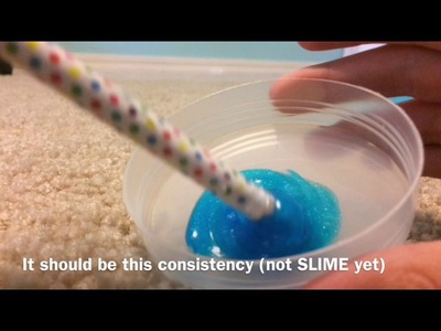 DIY  gooey SLIME!! Only toothpaste and soap!!