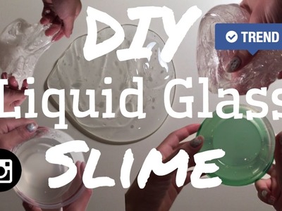 DIY Liquid Glass Slime (Huge Trend On Instagram!)