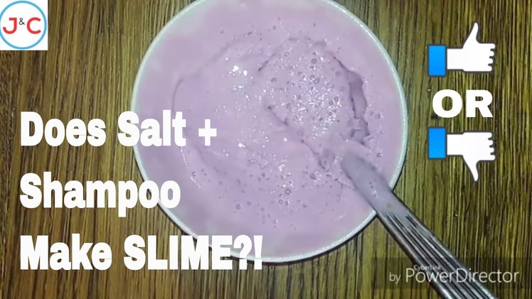 DO SALT & SHAMPOO MAKE SLIME?! | Ceci