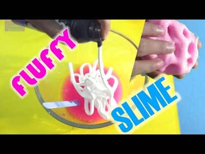 How to make FLUFFY SLIME with gillette shaving cream