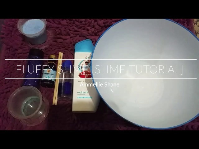 How to make fluffy slime without Shaving foam, Foam hand soap, Borax, Etc. [[Slime Tutorial]]