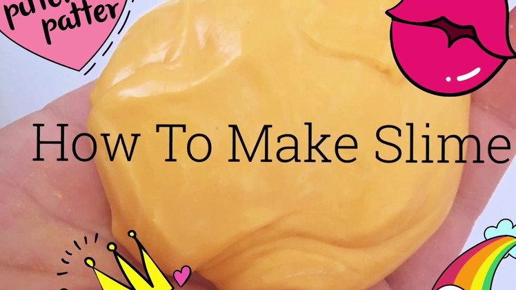 How To Make Slime Using Cornstarch - No BORAX, No Glue, No Shaving Cream, No Eye Drops |FP