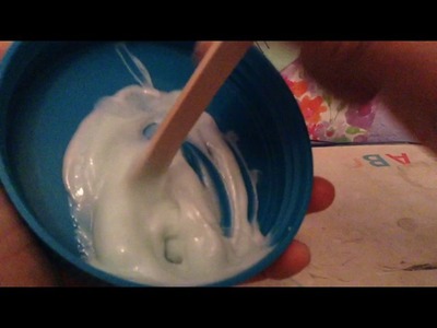 SLIME LAB #1 (toothpaste and body wash)