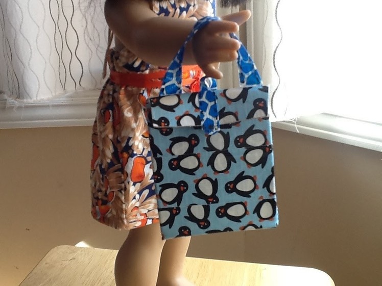 18" Doll Duct Tape Lunch Bag