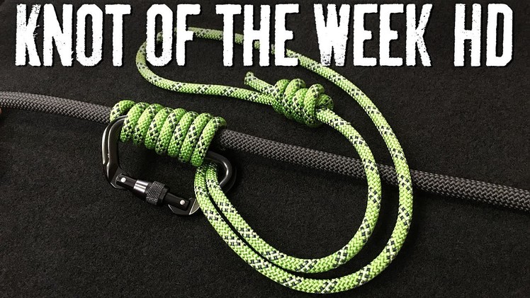 Ascend a Wet or Icy Climbing Rope with the Bachmann Knot - ITS Knot of the Week HD