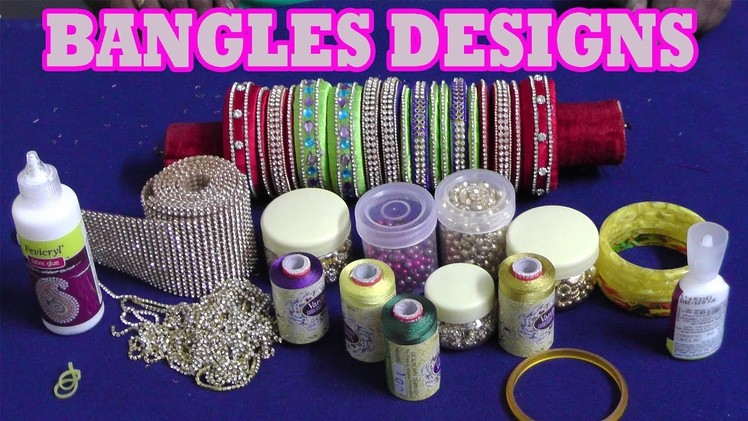 DIY Fancy Bangles At Home :How to Make Zig zag Silk Thread Bangles Making Tutorial for Beginners