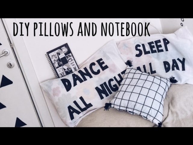 DIY pillows and notebook | Ana Gligorijevic