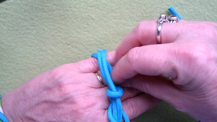 Fast and easy way to tie a 5L 14B Gaucho knot ie enlargened Spanish Ring knot