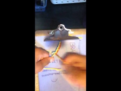 *Friendship bracelet tutorial- Single peruvian wave*
