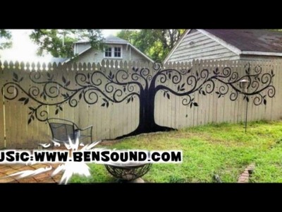 Garden fence paint