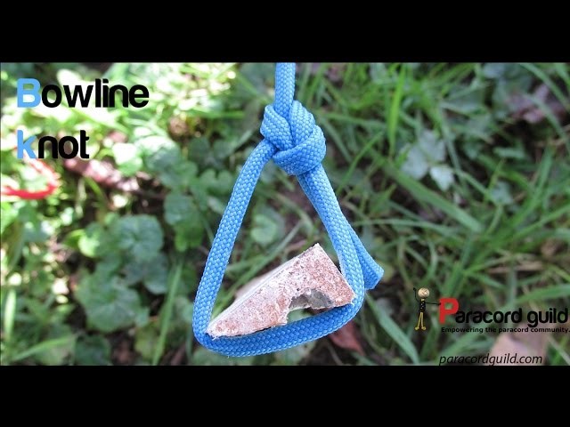 How to tie the bowline knot