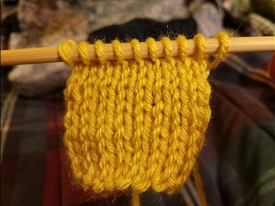 Knitting Basics - The Purl Stitch.Stockinette Stitch