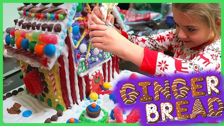 MAKING THE ULTIMATE GINGERBREAD HOUSE!!