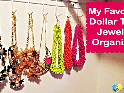 My Favorite Dollar Tree Jewelry Organizer