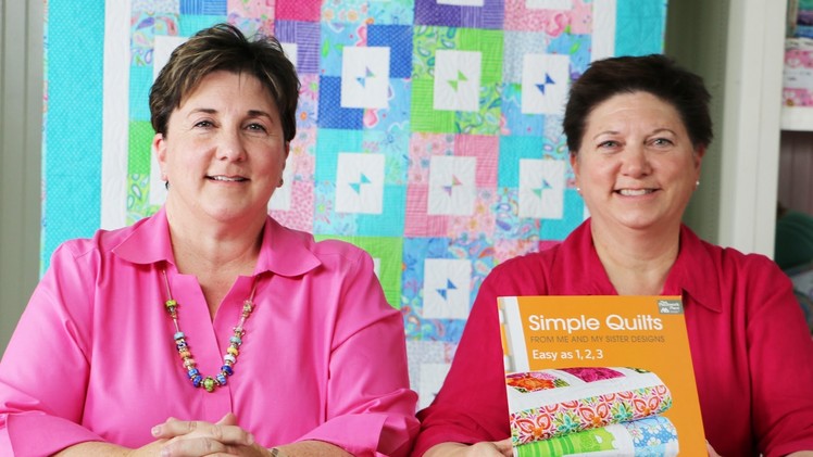 Simple Quilts Easy as 1, 2, 3 Quilt Book by Me & My Sister Designs for That Patchwork Place