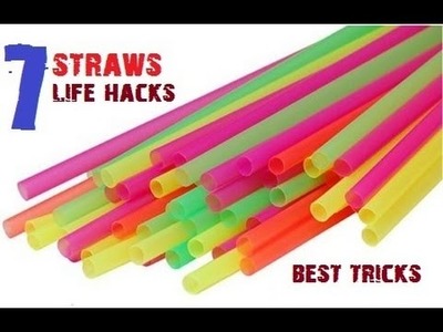 TOP 7 Creative life hacks with Drinking Straws