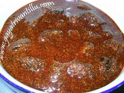 Usiraavakaya - Goose Berry Spiced with Mustard Sausage - Telugu Recipes