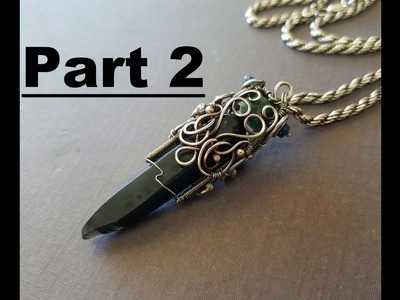 Wire Wrapping Time Lapse Tutorial - Obsidian Part 2