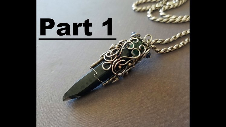 Wire Wrapping Time Lapse Tutorial - Obsidian Part 1