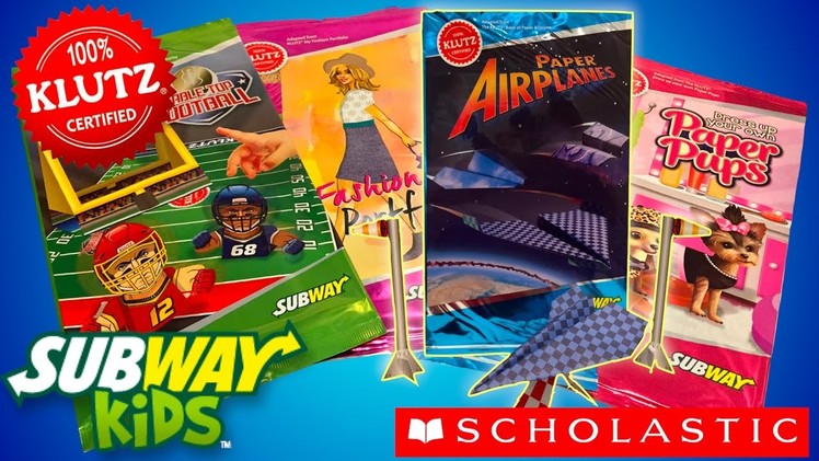 2016 Subway Scholastic The Klutz How to Fold Paper Airplanes #2