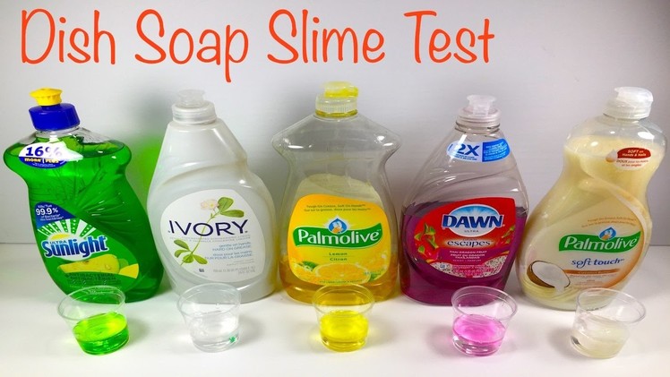 Dish Soap Slime Test!! How To Make Slime Without Borax,Baking Soda,Hand Soap or Detergent