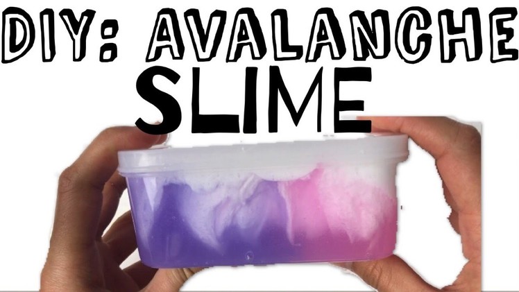 DIY: Avalanche Slime