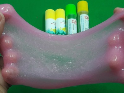 DIY Glue stick slime without borax! How to make slime with glue stick