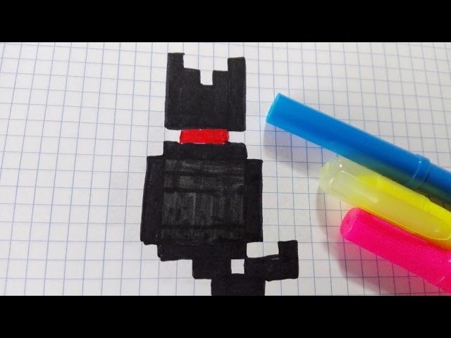 Draw Handmade Pixel Art- Como dibujar un GATITO