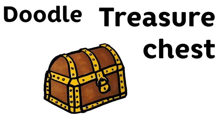 Easy Doodle - Treasure Chest Pirate - Step by Step Draw