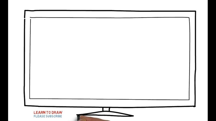Easy Step For Kids How To Draw a TV