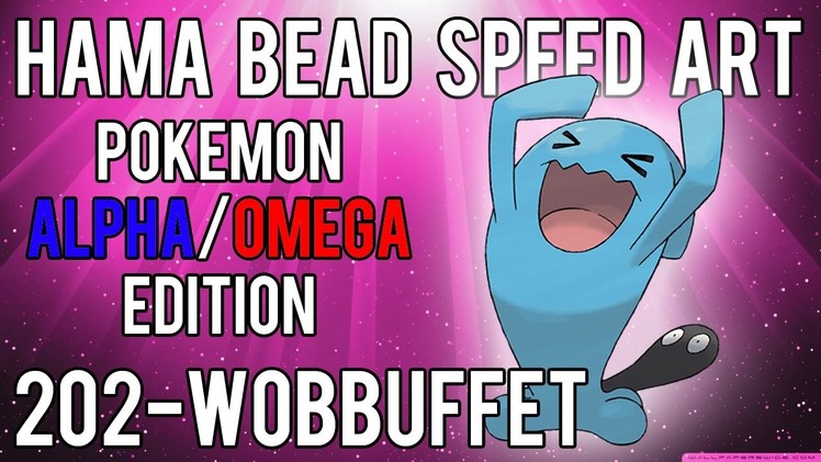 Hama Bead Speed Art | Pokemon | Alpha.Omega | Timelapse | 202 - Wobbuffet