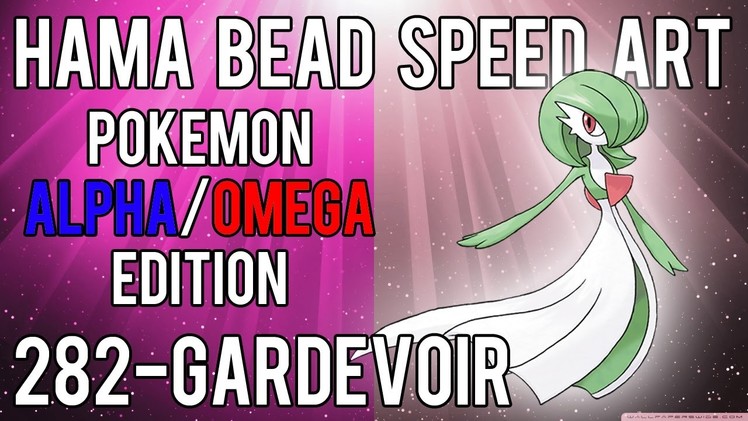 Hama Bead Speed Art | Pokemon | Alpha.Omega | Timelapse | 282 - Gardevoir