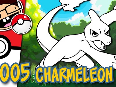 How to Draw #005 CHARMELEON | Narrated Easy Step-by-Step Tutorial | Pokemon Drawing Project