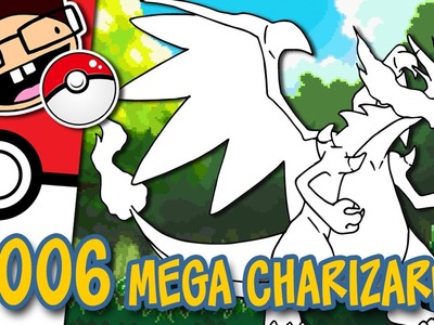 How to Draw #006 MEGA CHARIZARD X | Narrated Easy Step-by-Step Tutorial | Pokemon Drawing Project