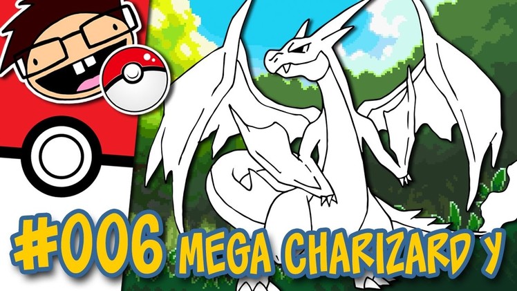 How to Draw #006 MEGA CHARIZARD Y | Narrated Easy Step-by-Step Tutorial | Pokemon Drawing Project