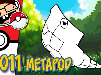 How to Draw #011 METAPOD | Narrated Easy Step-by-Step Tutorial | Pokemon Drawing Project