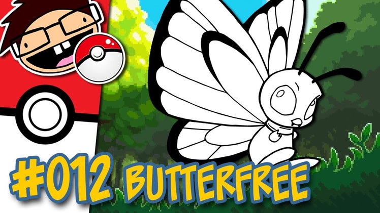 How to Draw #012 BUTTERFREE | Narrated Easy Step-by-Step Tutorial | Pokemon Drawing Project