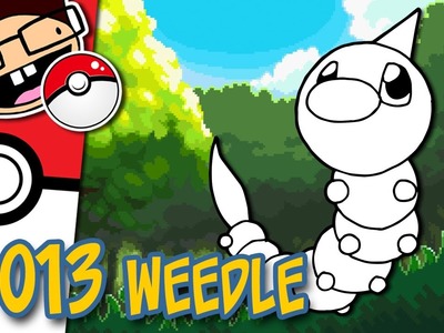How to Draw #013 WEEDLE | Narrated Easy Step-by-Step Tutorial | Pokemon Drawing Project