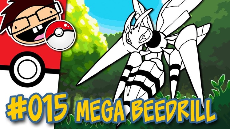 How to Draw #015 MEGA BEEDRILL | Narrated Easy Step-by-Step Tutorial | Pokemon Drawing Project