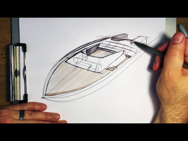 How to draw a boat simple and easy