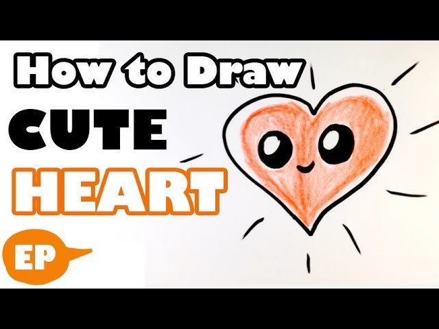 How to Draw a Cute Heart - Easy Pictures to Draw