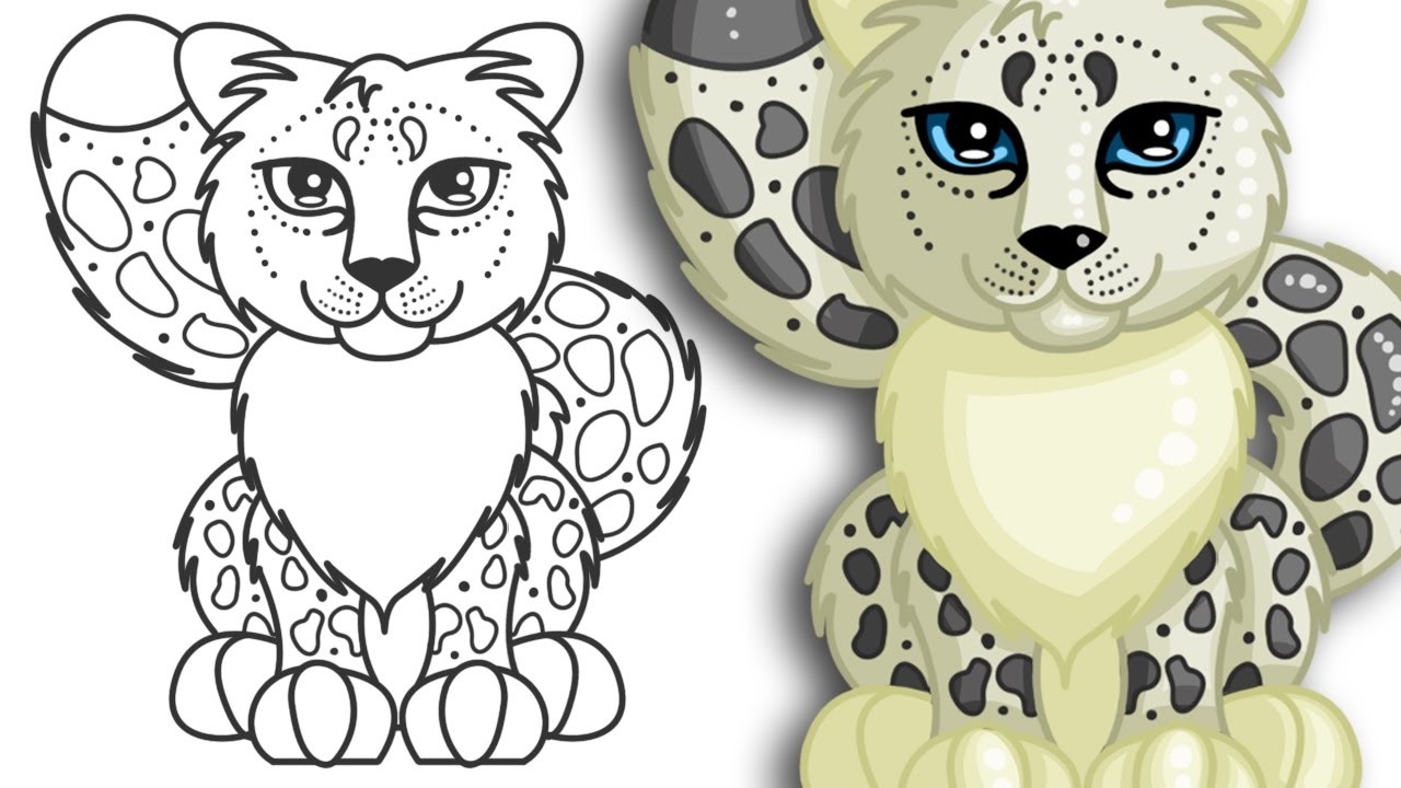 Amazing How To Draw A Snow Leopard  Check it out now 