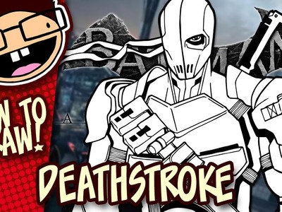 How to Draw DEATHSTROKE (Batman: Arkham Games) | Narrated Easy Step-by-Step Tutorial