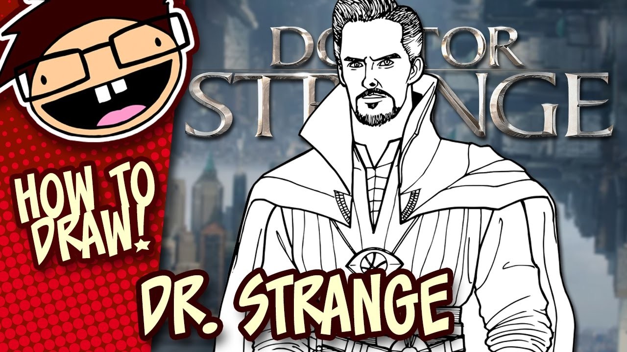 How To Draw Doctor Strange Narrated Easy Step By Step Drawing Tutorial