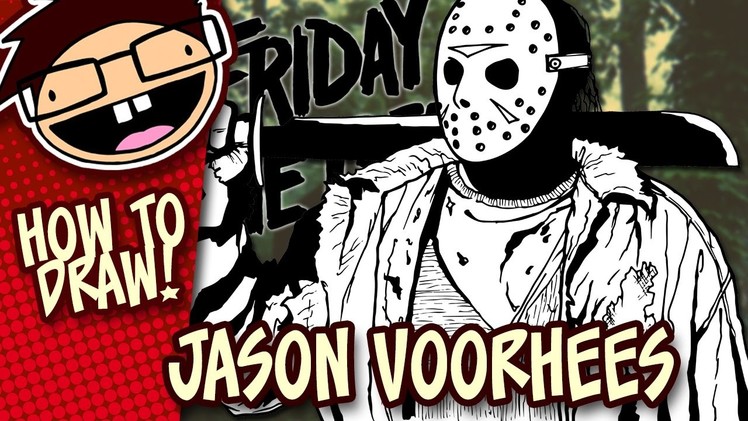 How to Draw JASON VOORHEES | Narrated Easy Step-by-Step Drawing Tutorial | Happy Halloween!