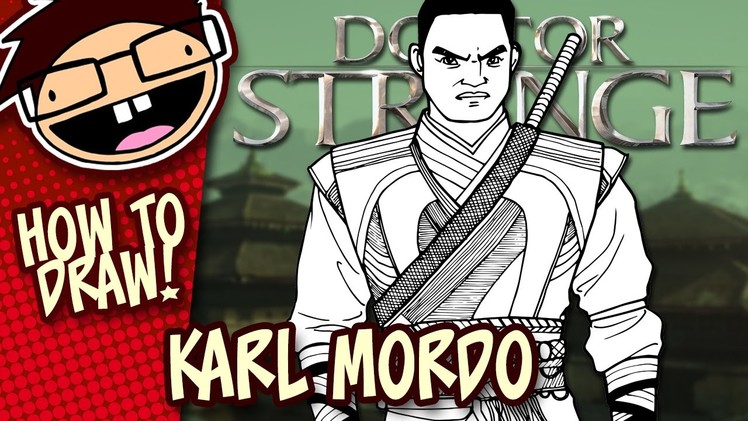 How to Draw KARL MORDO (Doctor Strange) | Narrated Easy Step-by-Step Tutorial