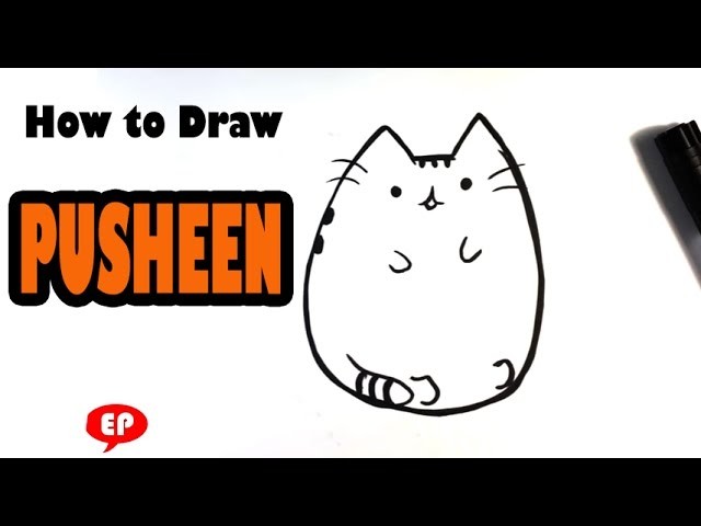 Draw How To Draw Pusheen Easy Pictures To Draw How To Draw